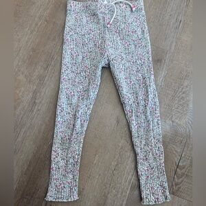 Zara Floral Knit Leggings